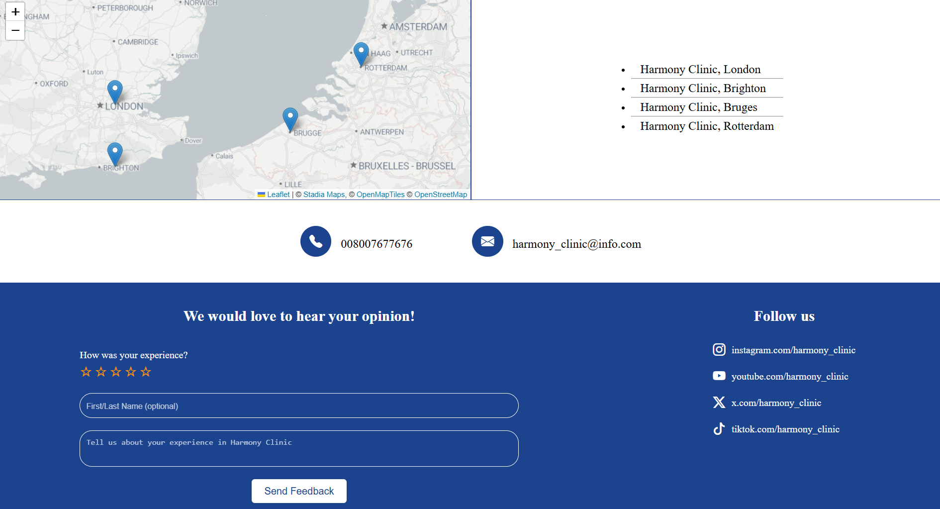 DuckTrack analytics dashboard screenshot